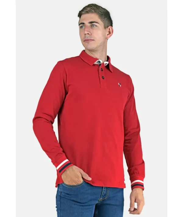 Hombre EMBLEMS POLO MANGA LARGA ROSSI-2565